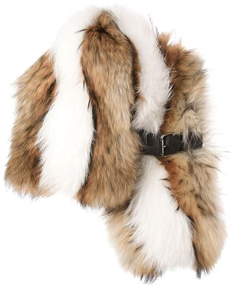 fendi fur wrap scarf|fendi designer scarf.